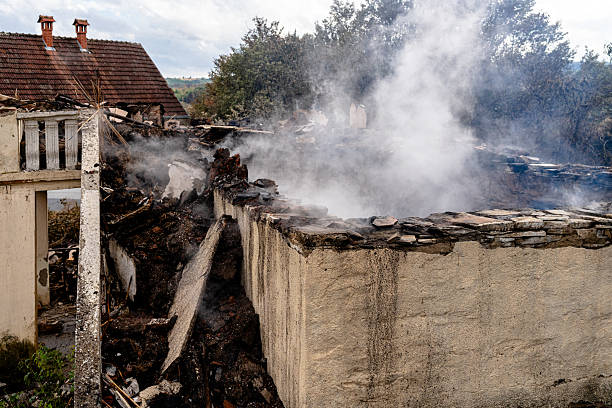 Professional Fire Damage Repair technician working in McKinney, TX
